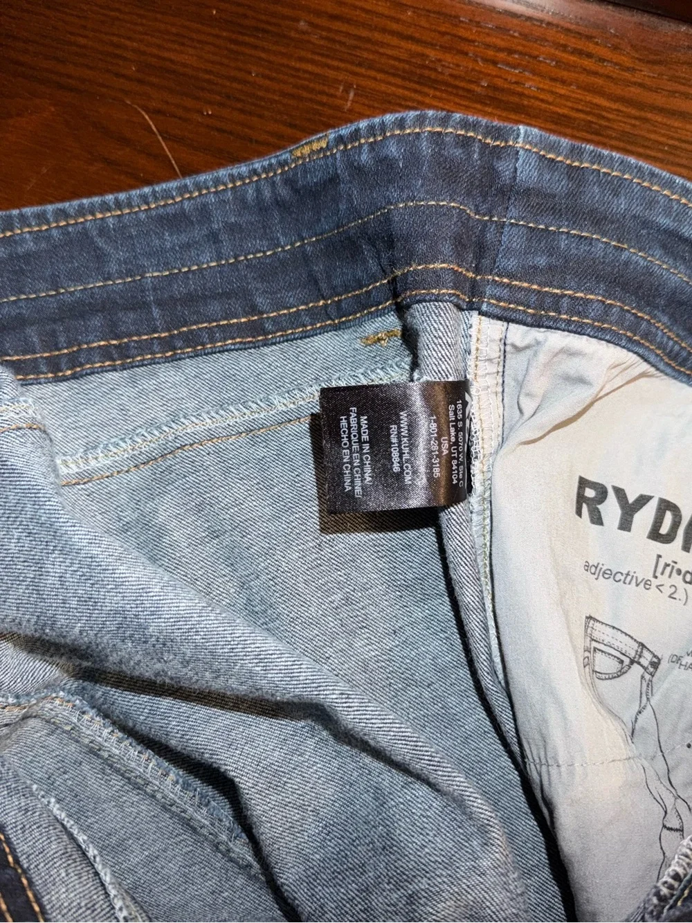 Kuhl Men's Rydr Jean Relaxed Pants